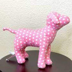 PINK VS Polka Dot Stuffed Dog